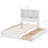 Platform Bed With Bookcase Headboard-162996886