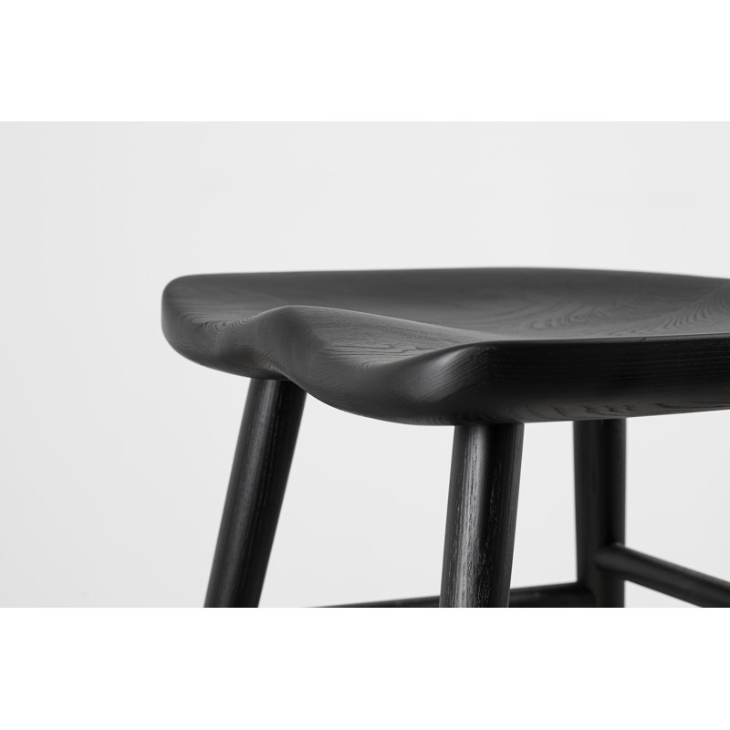 Alma Bar Chair, Matte Black, Bar Stool (31” Seat Height)