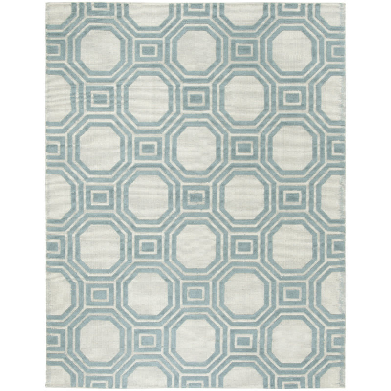 Martha Stewart Puzzle Hand Woven Wool Geometric Rug, Rectangle 8' x 10'