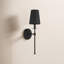 Applique murale 1 lumière Meridian en noir mat-1587302660-1587302715
