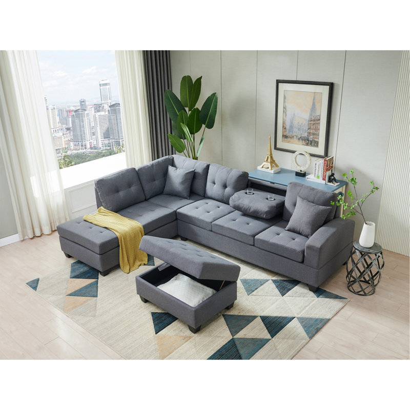 Sectional 3-Seaters Sofa