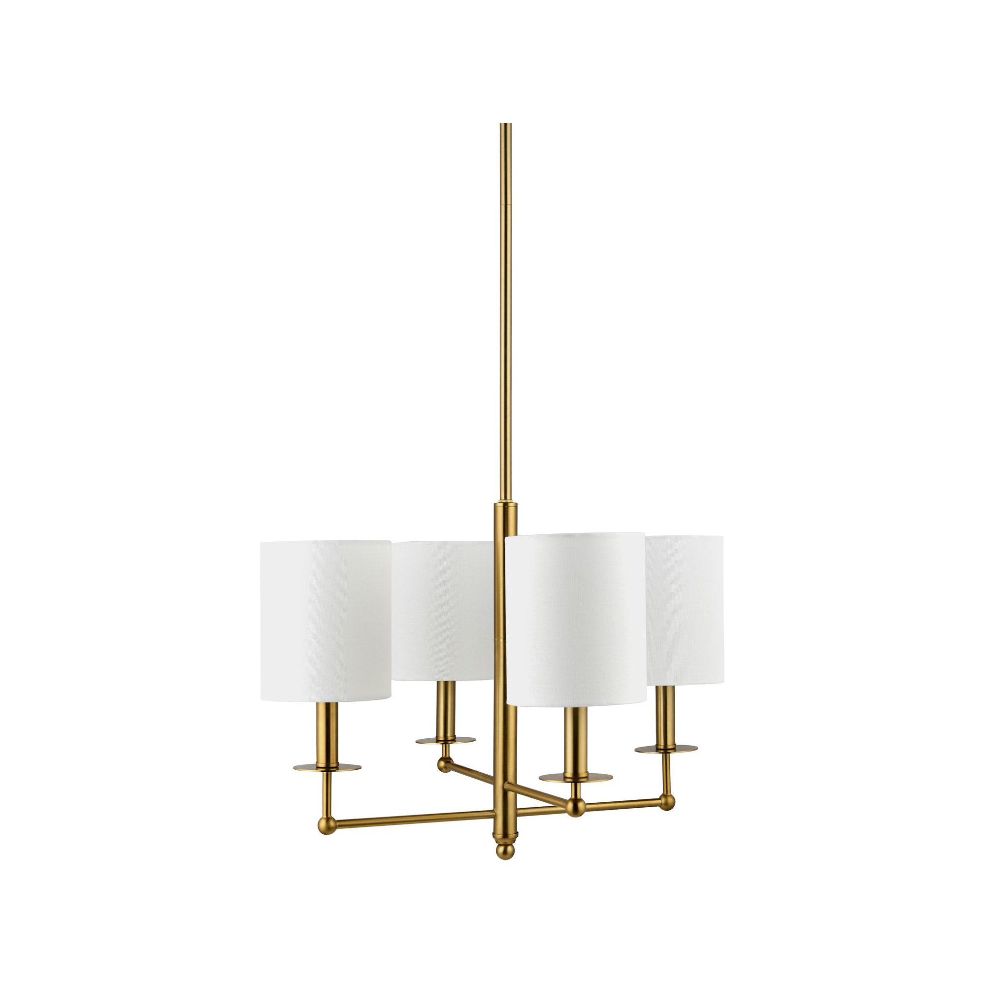 Lacey Chandelier, 16" H x 20" W x 20" D, 4