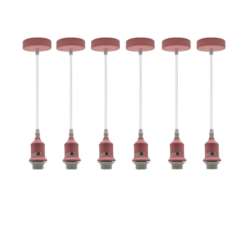 Iymona 6 - Light Single Pendant, Pink