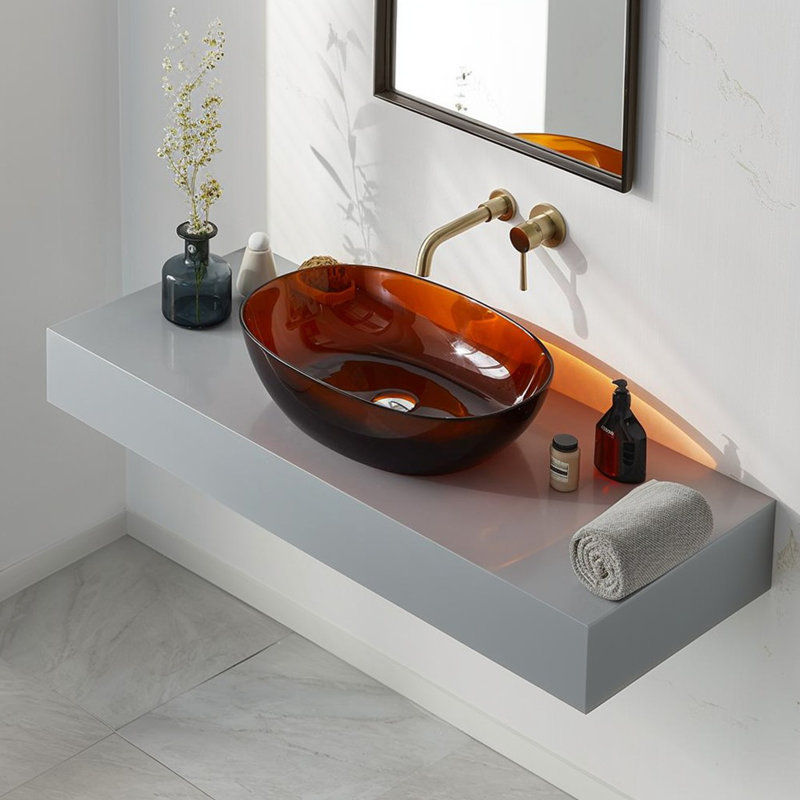 Vessel Sink Resin Bathroom Sink