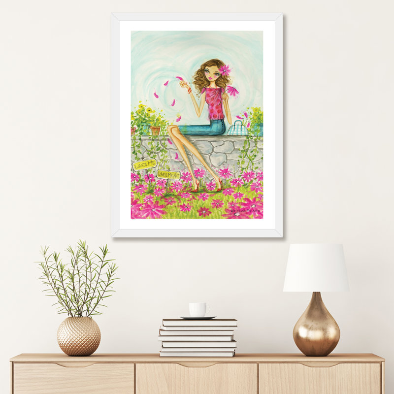 Printemps à Summerside # 4, art, H 32 po x l 24 po x P 1 po, Papier avec cadre blanc