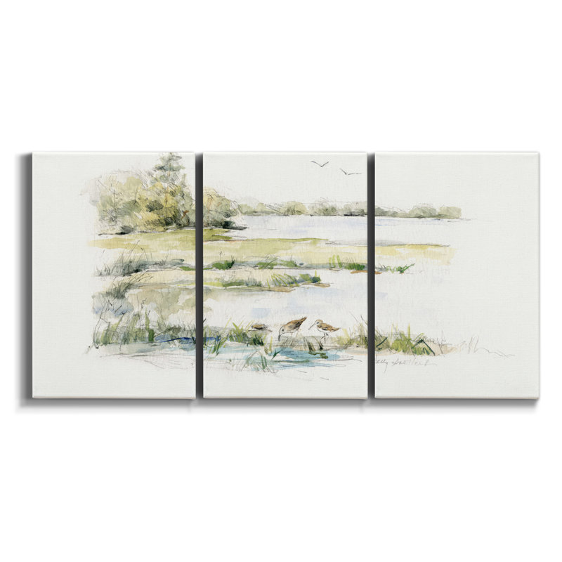 Étude de montagne enneigée II - Toile encadrée multi-pièces, H 60 po x l 120 po x P 2 po