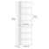 Idlewild 82.5'' H Standard Bookcase, 7-Tier Open Bookcase, Home Library Bookcase