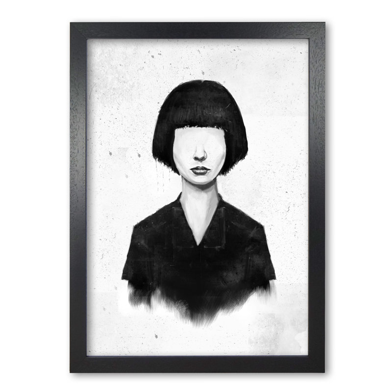 What You See Is What You Get by Mercedes Lopes Charro - Print, Black Grain, 29.7 cm H x 21 cm W x 5 cm D