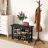 Solid Wood Shoe Storage Bench - 31-Inch Height-465676988