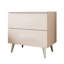 Nassawadox 55cm W Metal Bedside Table-935256691
