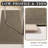 2 Piece Textured Linen-Look Bath Rug Set with Non-Slip Backing-873502719
