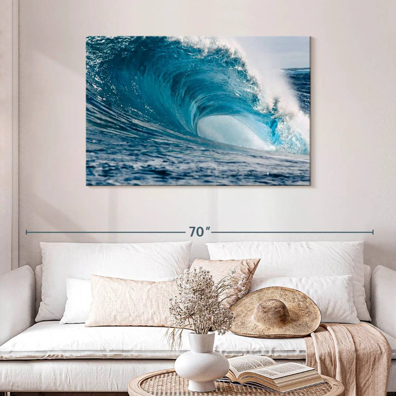 Gillard Powerful Blue Wave, 30" H x 45" W
