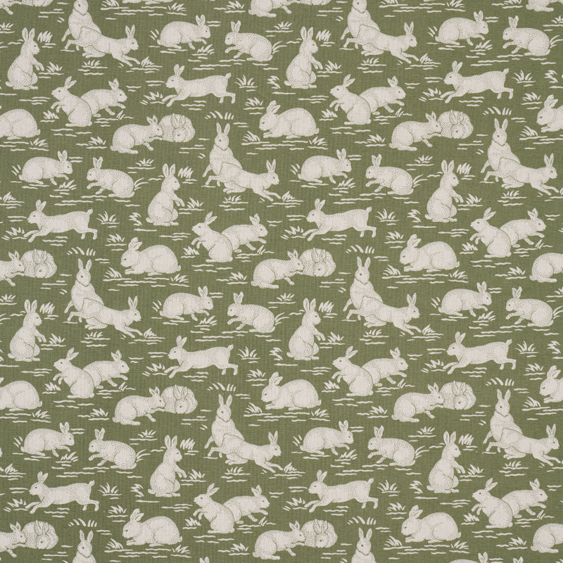 Cottontails Fabric, Moss