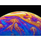 Soap Bubble Close Up Print by Philippe Monthoux