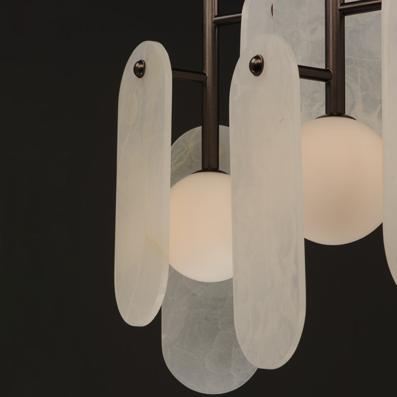 Megalith 5 - Light LED Pendant, Light Brown, Brushed Bronze
