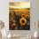 Tournesols de jamel le long du chemin de terre IV - Art mural tournesols