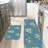 Classic Striped Design, Kitchen Mats 2 Count