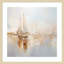 Reproduction d'art encadrée en bois Gold-100672283