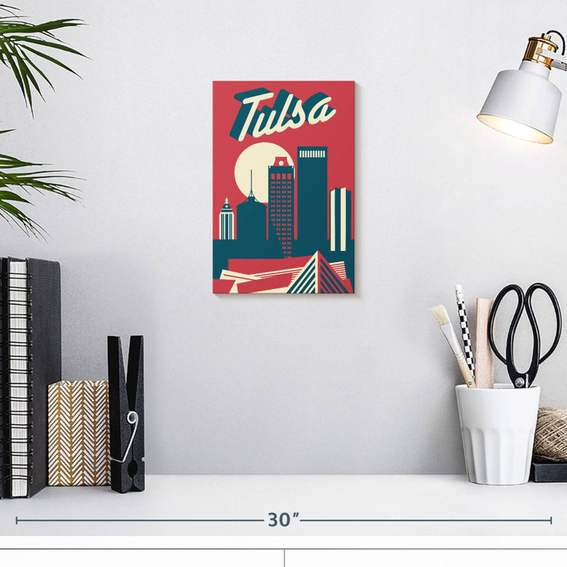 Aime Tulsa, H 12 po x l 8 po