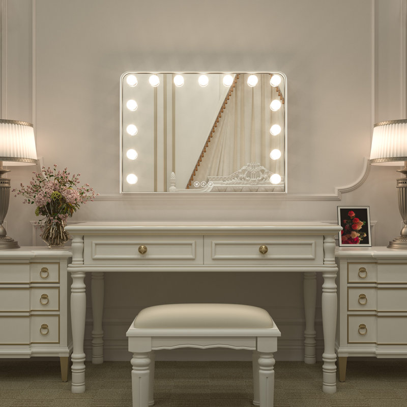 Miroir Jahziyah, 18 po x 23 po, Argent