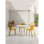 Designer italien: Claudio Francesco Bellini, chaise d'appoint de salle à manger d'extérieur empilable Aero (ensemble de 2)-1240154843