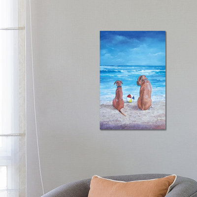 Best Friends by Sinisa Saratlic - Wrapped Canvas Painting