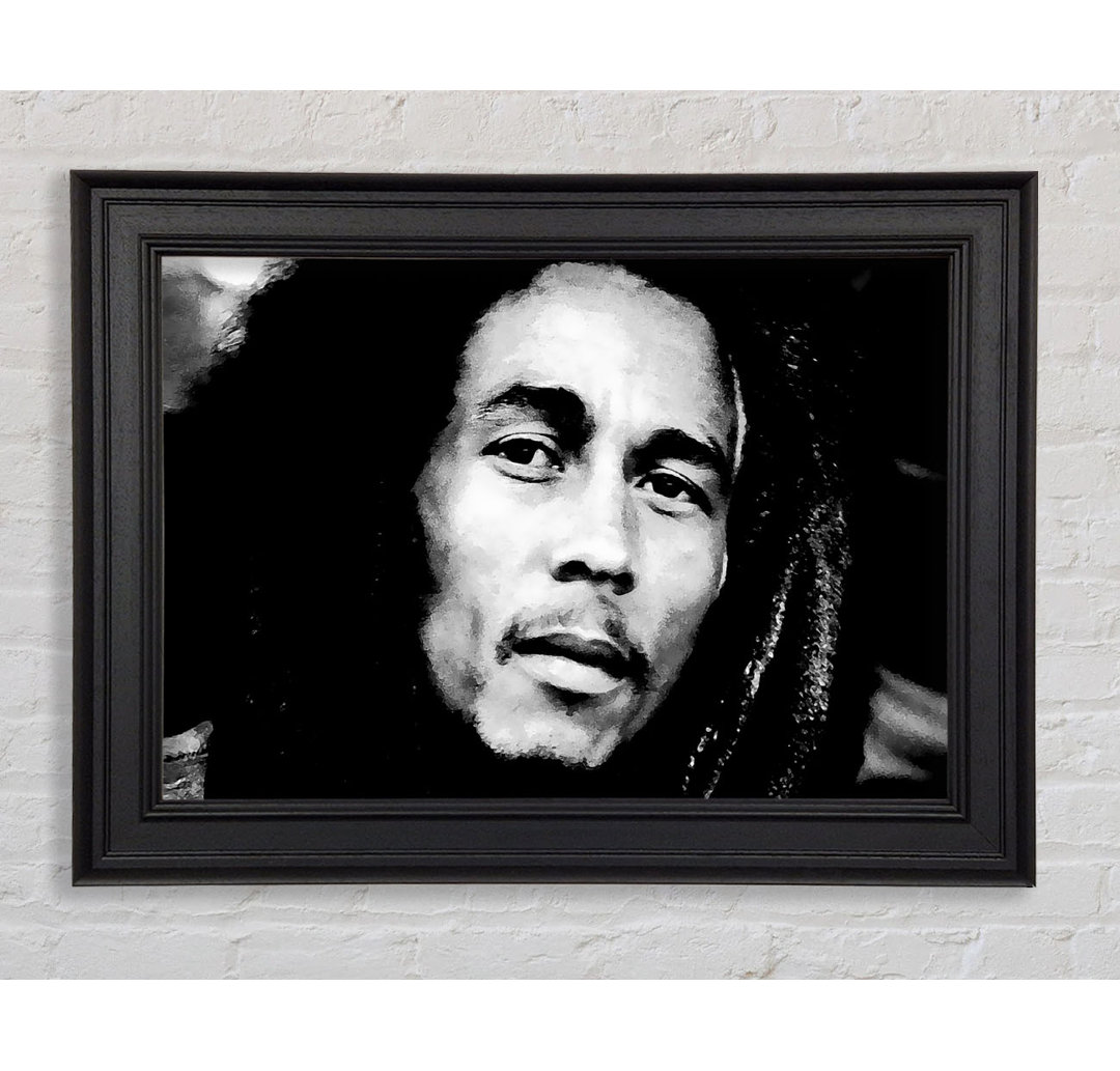 Bob Marley Iron Lion Gerahmter Druck