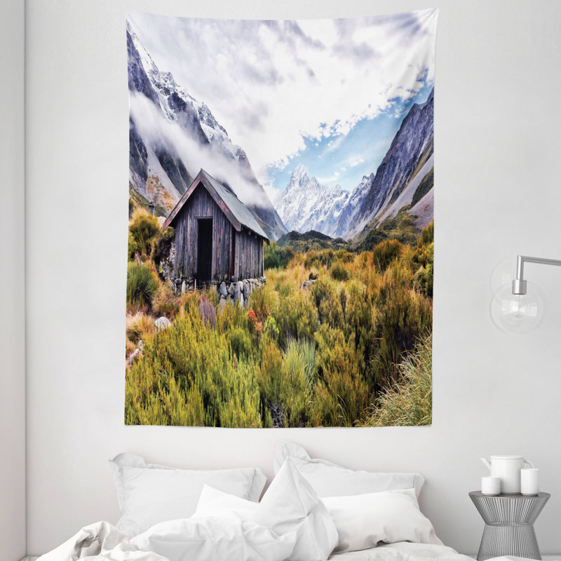 Tapisserie florale en polyester, H 80 po x l 60 po