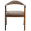 46 cm H Boucle Low Back Armchair