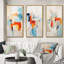 «Ephemeral Silence Minimal Abstract», ensemble de 3 impressions-1014662252-1014662253