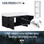 48 Inch Wall-Mounted Bathroom Vanity with Sink and Storage Rack, Thick Edged Resin Basin, KD-Package