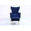 Fauteuil d'appoint avec repose-pieds Wickham Polperro-1856203121