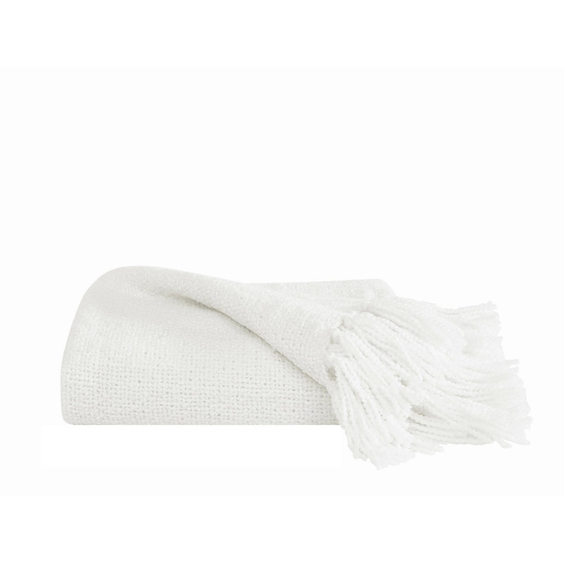 Jeté Brooklyn Loom Chunky Boucle 50 x 70, Blanc