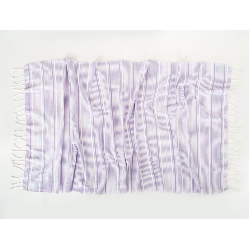 Serviette de plage 100% coton Shaffer, Mauve