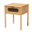 Table de bout en bois massif avec rangement Wrenn