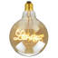 Sickler 4W LED Globe Light Bulb Amber