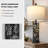 27" Leafglow Modern Farmhouse Table Lamp Set with Cutout Pattern, Dual USB Ports, Led Bulbs-252130500