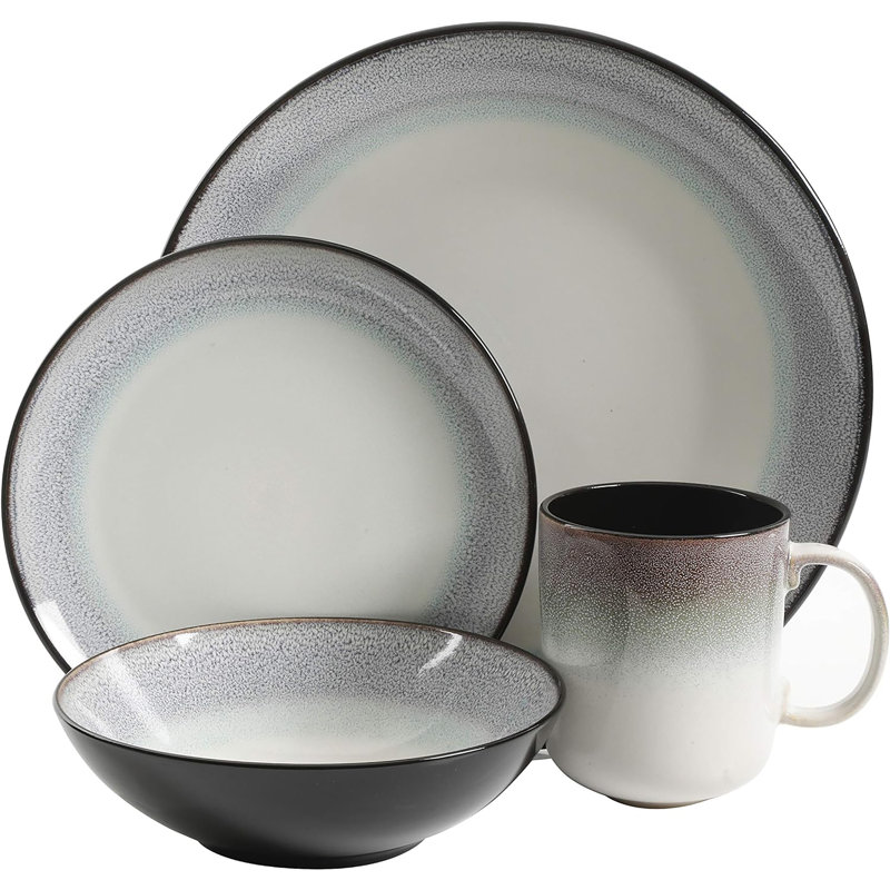 Gibson Elite Stoneware Dinnerware Set - Service for 4