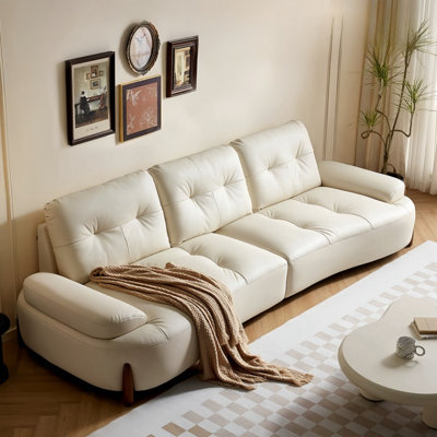 Modern Simple Cream White Sofa