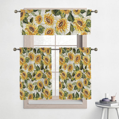 Ensemble de niveaux de cuisine Sunflowers On Shiplap