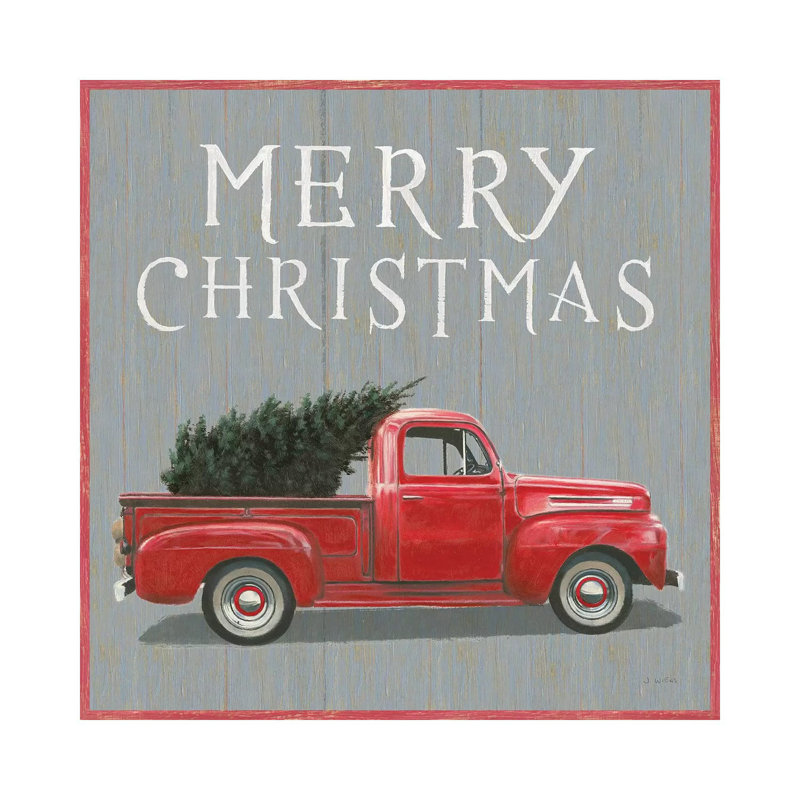 Christmas Affinity XI Merry Christmas by James Wiens - Wrapped Canvas Print, 93.98 cm H x 93.98 cm W x 1.91 cm D