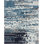 Canyon Cotton Abstract Area Rug in Blue
