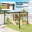 2.37m x 3.95m x 2.96m Pergola