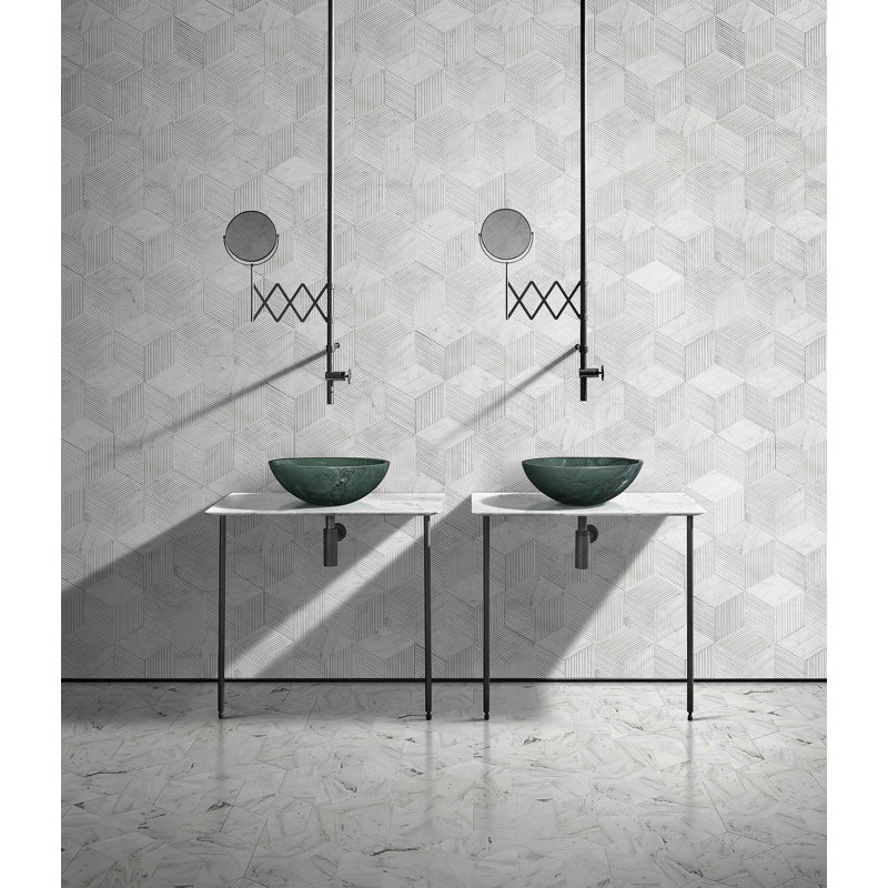 Bathroom Vessel Sink, Round Sink For Home, Green