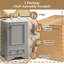 Meuble-lavabo de style moderne avec lavabo, porte à fermeture en douceur, conception peu encombrante-409644120