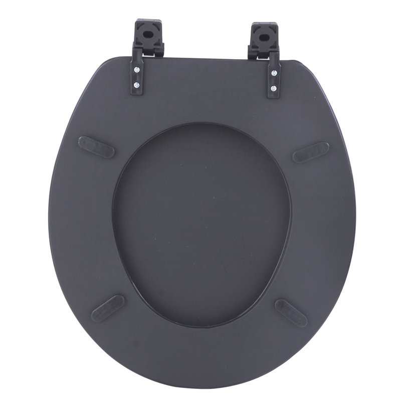 Siège de toilette rond Fantasia, Noir