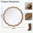 Wavy Round Wall Mirror