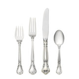 Chantilly 4 Piece Sterling silver Flatware Set, Service for 1