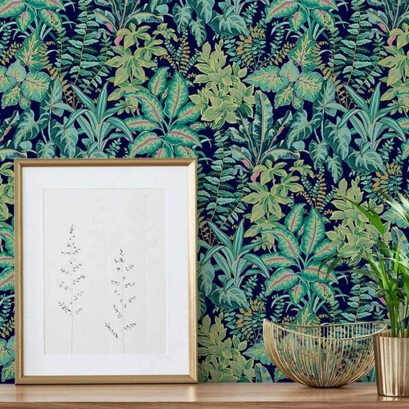 Life Calathea 10.05m x 53cm Textured Matte Wallpaper Roll