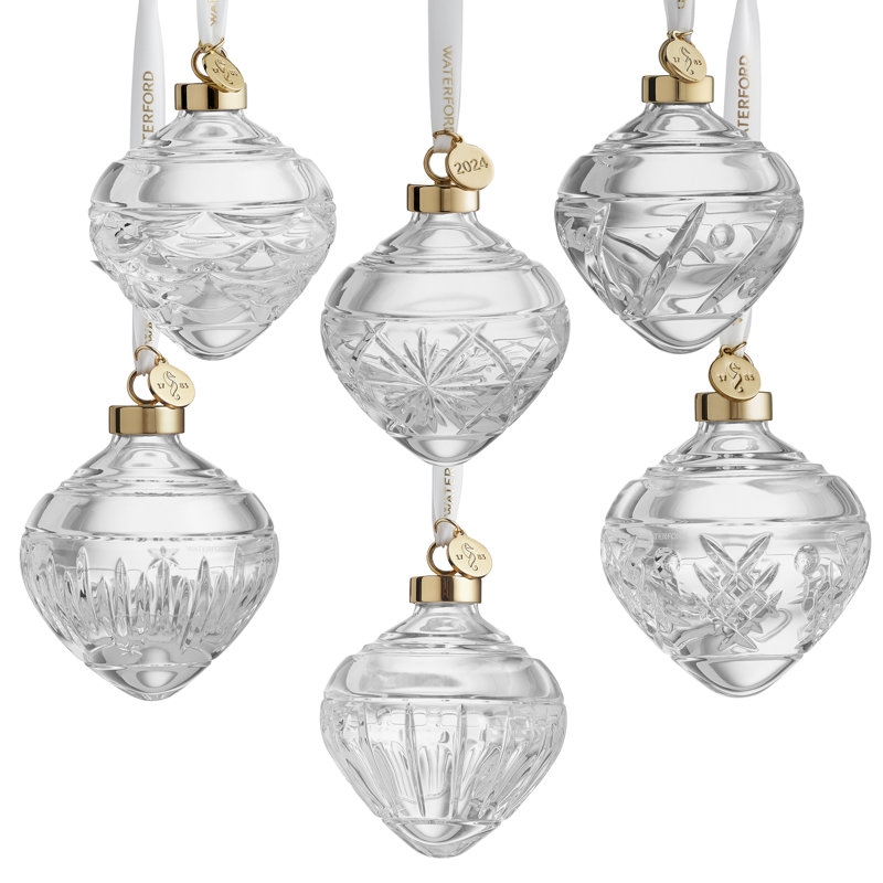 Winter Wonders Baubles Holly, Set of 6